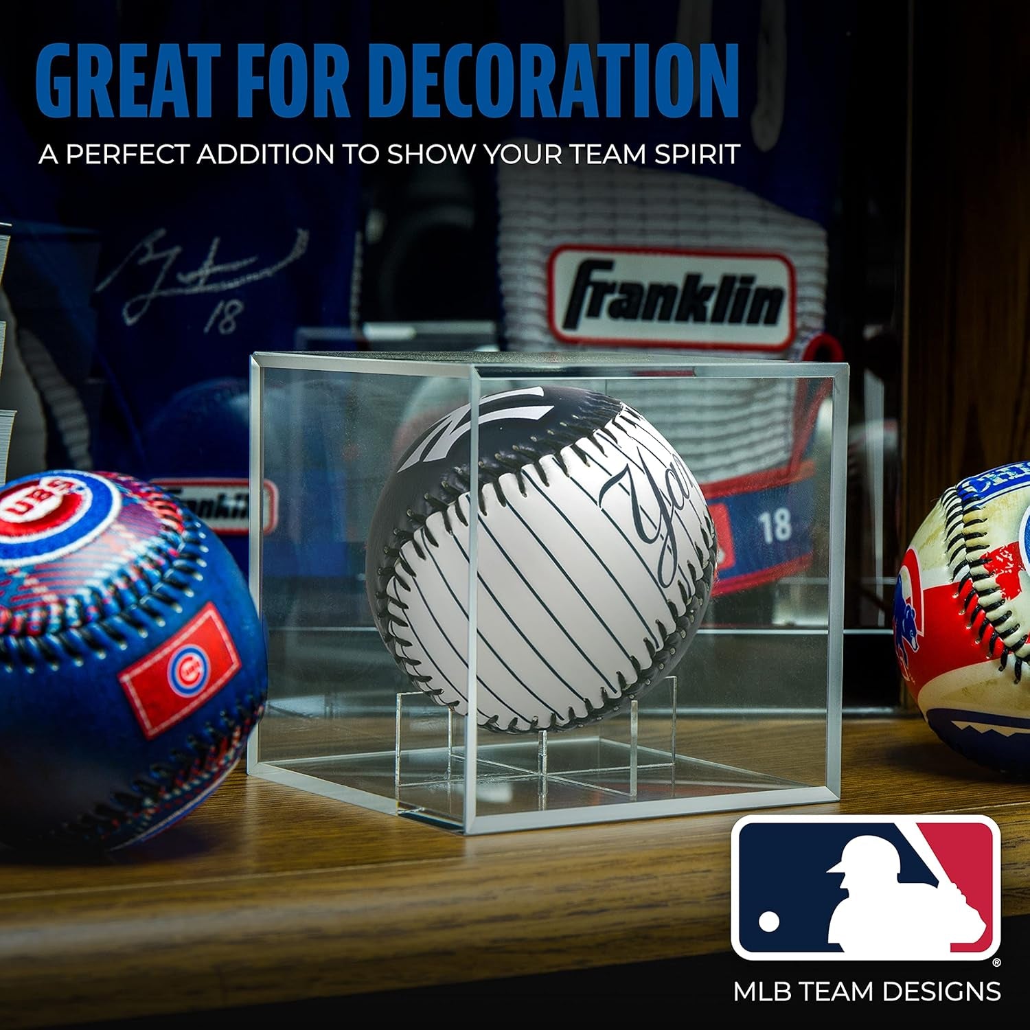 MLB Team Soft Baseballs - Team Logo - Fan Shop Toy Baseball for Kids - Decoration for Desks and Office