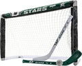 NHL Mini Hockey Set - Kids Indoor Knee Hockey Goal, Ball, + 2 Stick Combo - Youth Team Indoor Toy Set - Official - Ages 3+