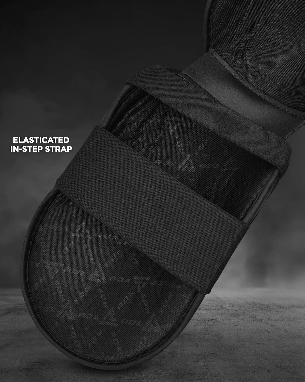 Shin Guards Kickboxing Muay Thai, SATRA SMMAF Approved, Premium Maya Hide Leather, Leg Instep Protection Pads, MMA Martial Arts Kicking Sparring Training Gear, BJJ Karate Boxing Taekwondo, Black