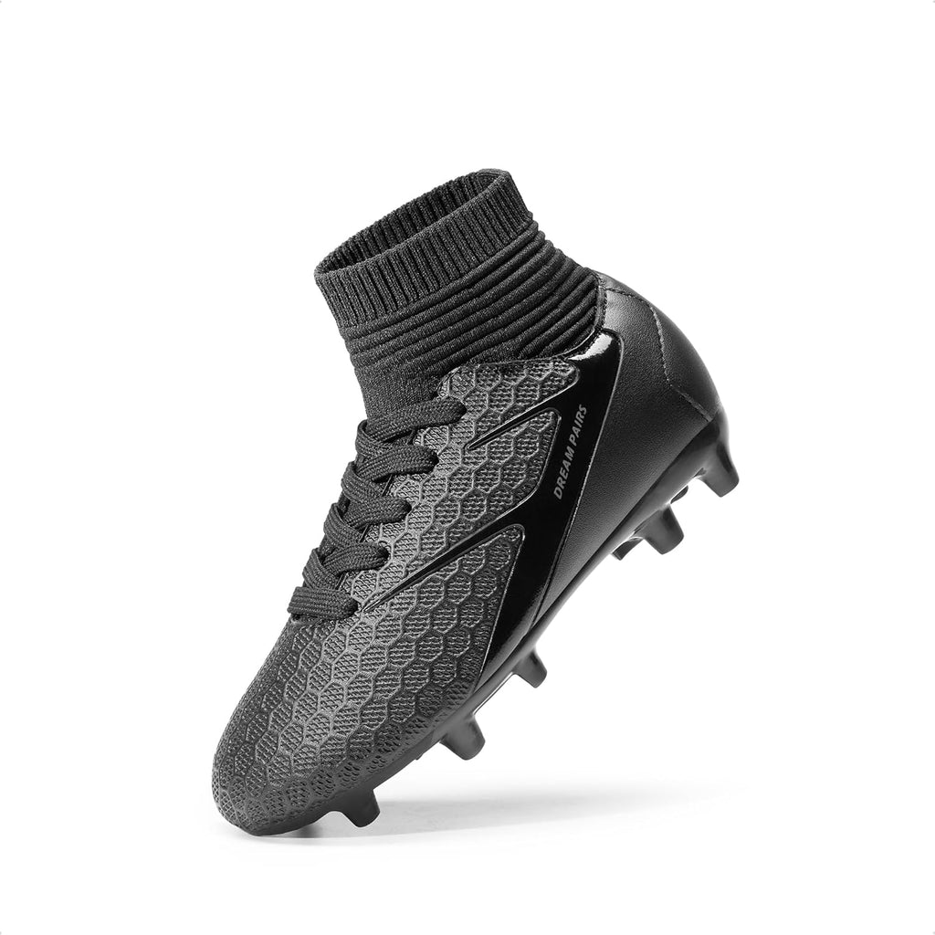 Boys Girls Soccer Cleats Youth Firm Groud Outdoor Sport Athletic High Top Football Shoes for Little/Big Kid