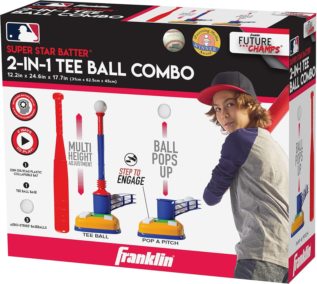Franklin Sports MLB Super Star Batter 2 in 1