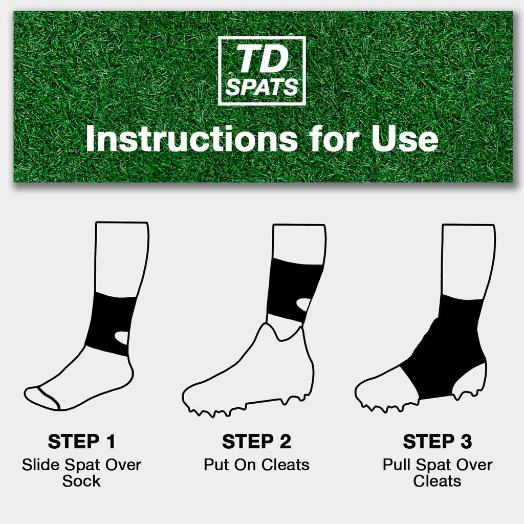 Football Cleat Covers - Premium Wraps for Cleats | for Football, Soccer, Field Hockey, or Turf