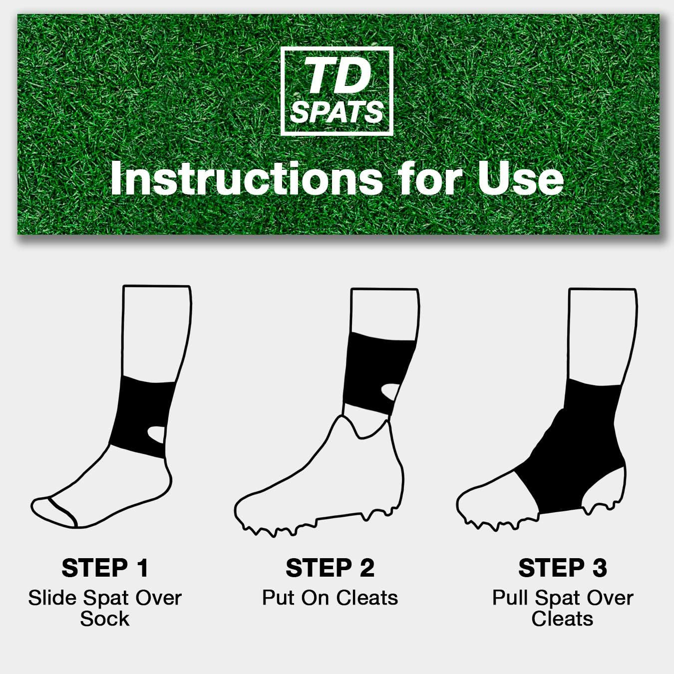 Football Cleat Covers - Premium Wraps for Cleats | for Football, Soccer, Field Hockey, or Turf