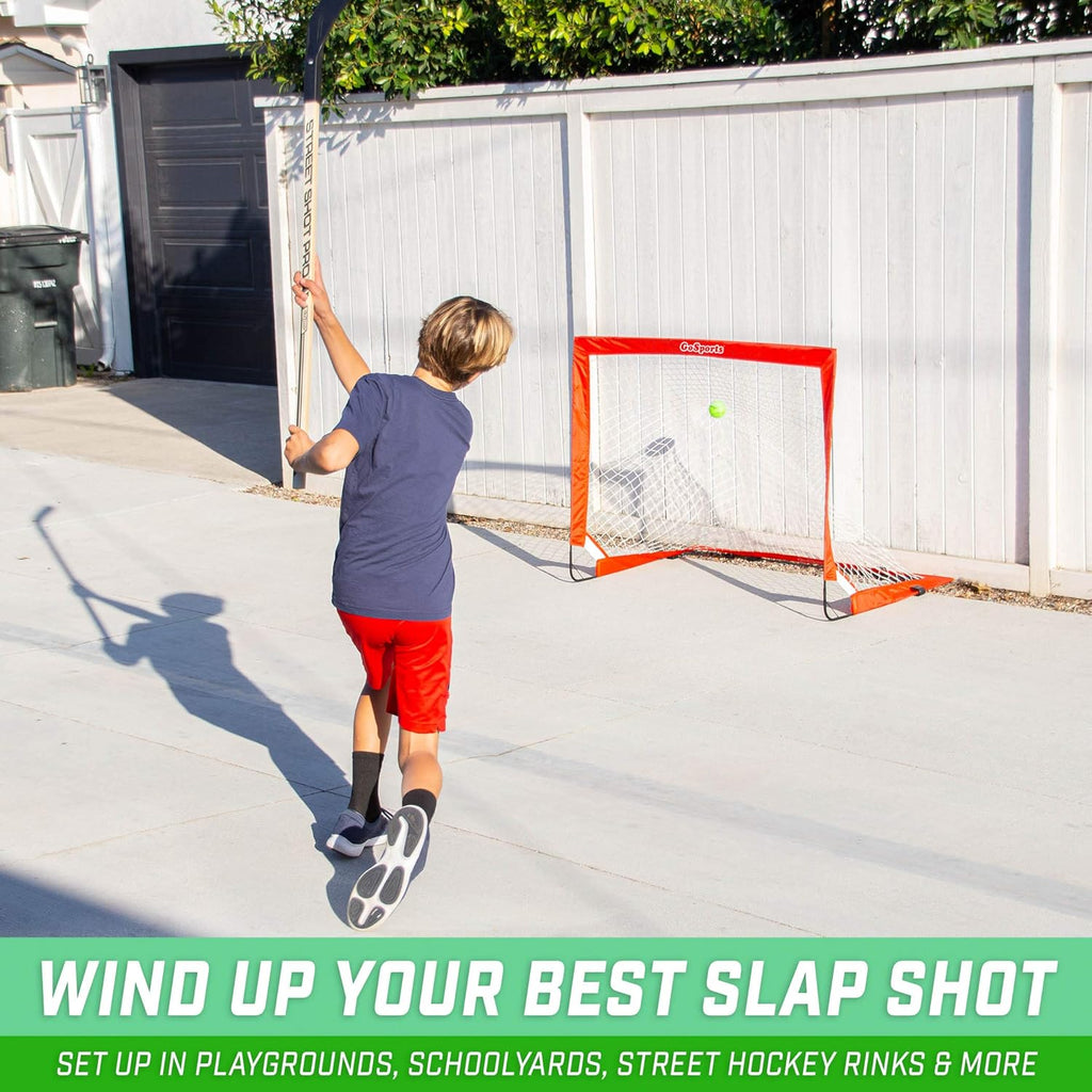 Street Hockey - Choose between Street Hockey Goal Set with Sticks, Street Hockey Balls (6 Pack) or Street Hockey Sticks (2 Pack)