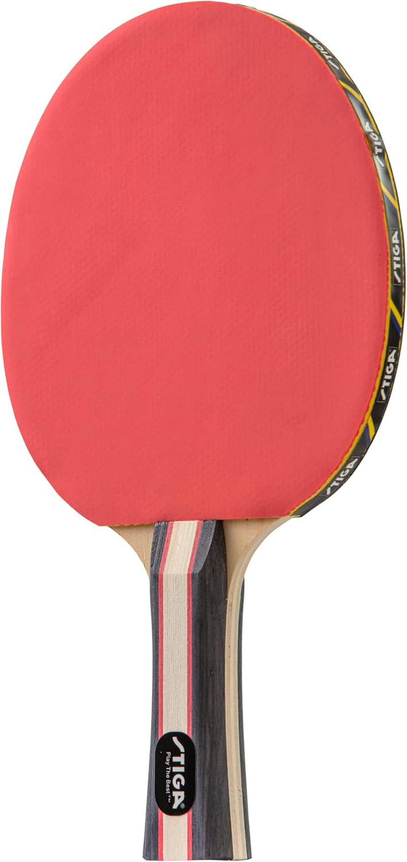 Performance 2 or 4 Player Table Tennis Set – USATT Approved Rackets and 3-Star Balls – 5-Ply Blade & Flared Handle – Perfect for Skill Development