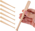 6 Pcs Mini Baseball Bats, 6 Inch Unfinished Wooden Baseball Bat for DIY Craft Projects, Party Favors