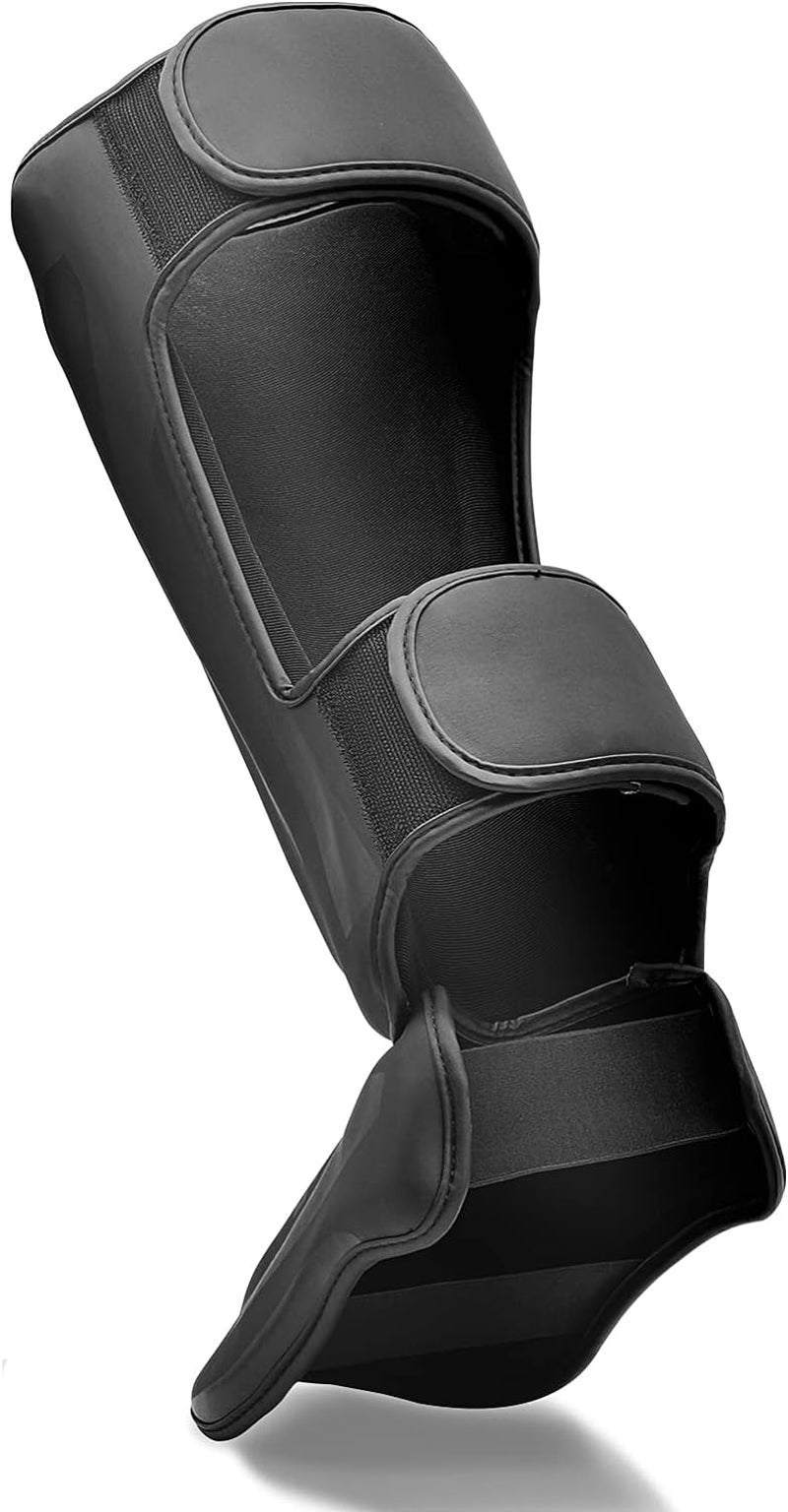 MMA Martial Arts Shin Guards – Padded, Adjustable Muay Thai Leg Guards with Instep Protection for Kickboxing/Mma Training and Sparring – Durable, Professional MMA Equipment