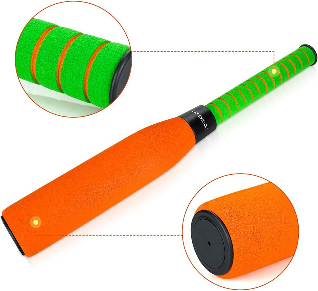 22 Inch Soft Foam Kids Baseball Bat Set with Balls | Gift Toys for Children Toddlers Boys Girls Age 3-5-8 Outdoor Indoor Sport T Ball Game Playing