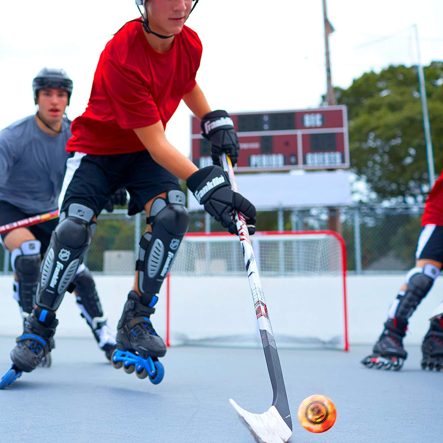 Franklin Sports NHL Street Hockey Balls - No Bounce Outdoor Street + Roller Hockey Balls - Official Size for Youth + Adult Street Hockey - Assorted Colors - 1, 2, 3, and 15 Bulk Packs
