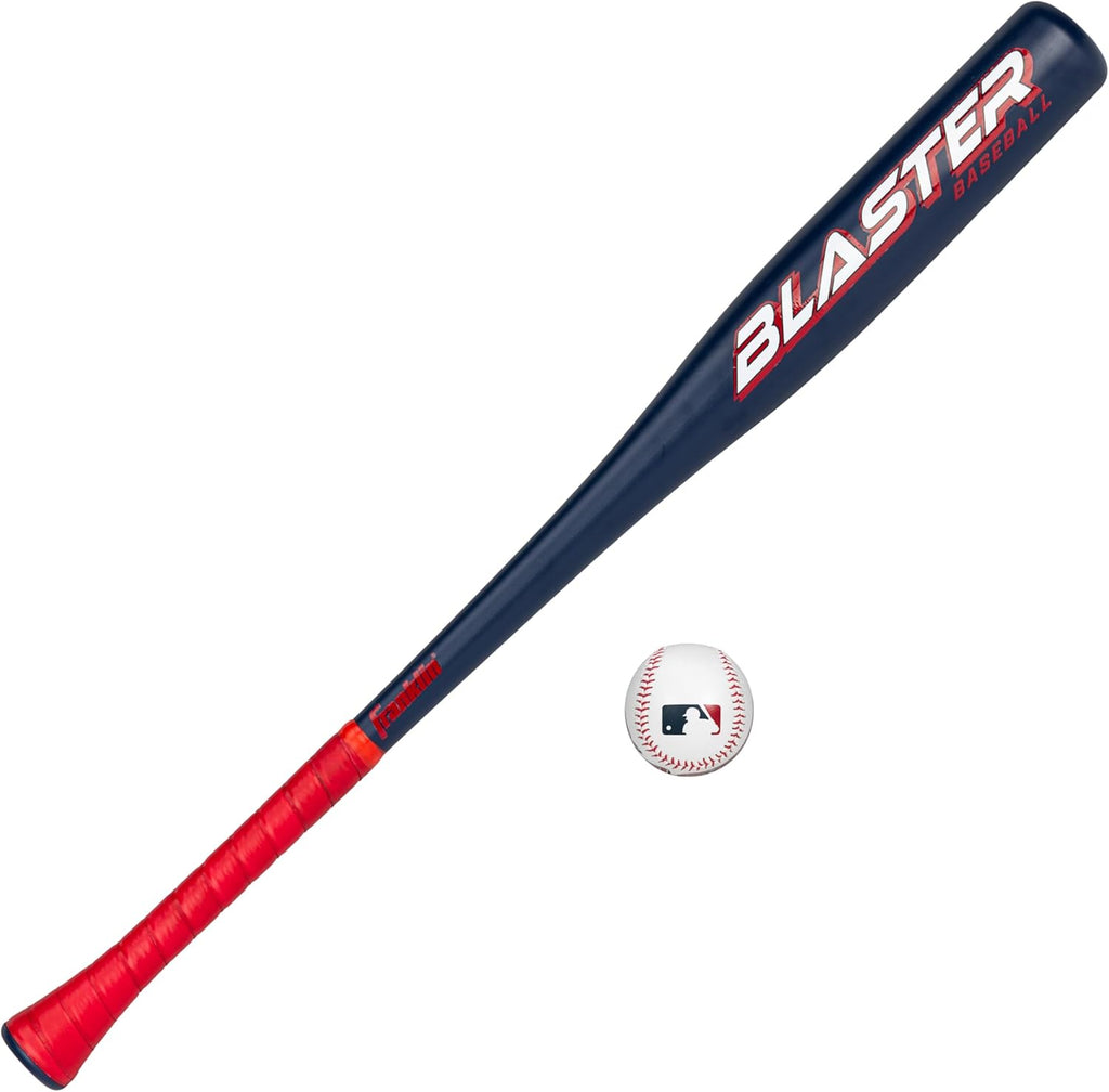 Franklin Sports Blaster Plastic Baseball Bat + Ball Set - Youth 32" Toy Bat + Official Stitched 70Mm Lightweight Ball