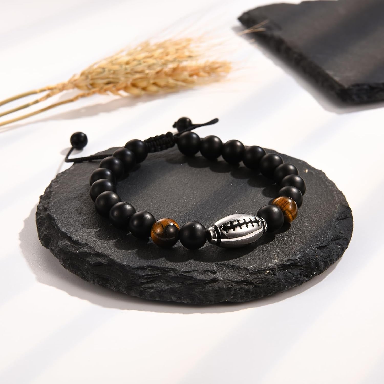 Soccer Football Basketball Baseball Hockey Bracelet Gifts for Boys Players Team Lovers Son Grandson Brother Nephew Friend as Birthday/Valentines Day/Graduation/Back to School/Christmas Gifts