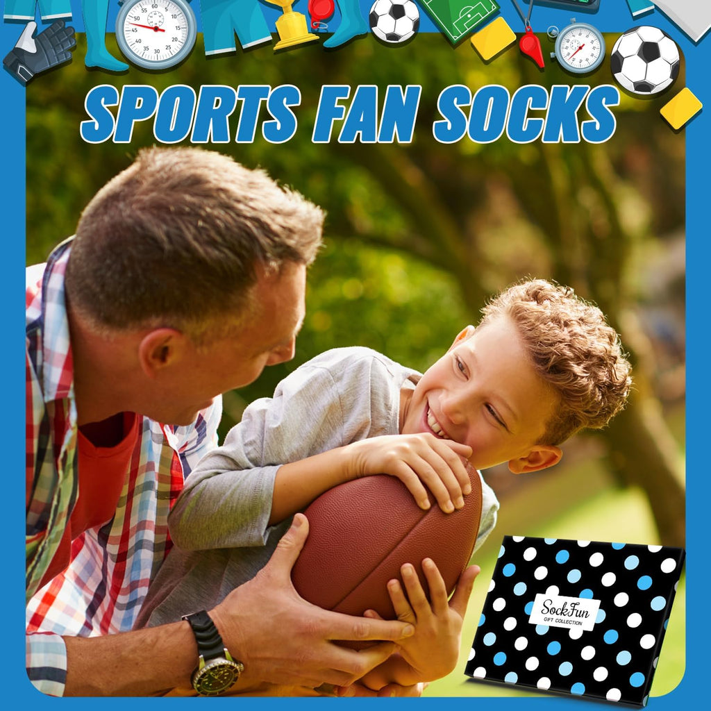 Funny Socks with Sayings - Silly Gifts for Men Women, Driver Football Socks