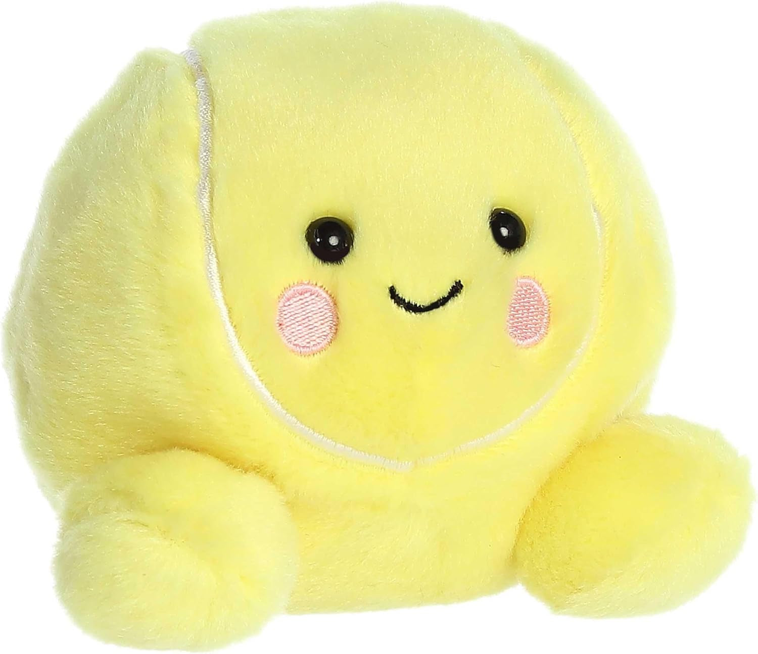 ® Adorable Palm Pals™ Tennis Ace™ Stuffed Animal - Pocket-Sized Play - Collectable Fun - Yellow 5 Inches