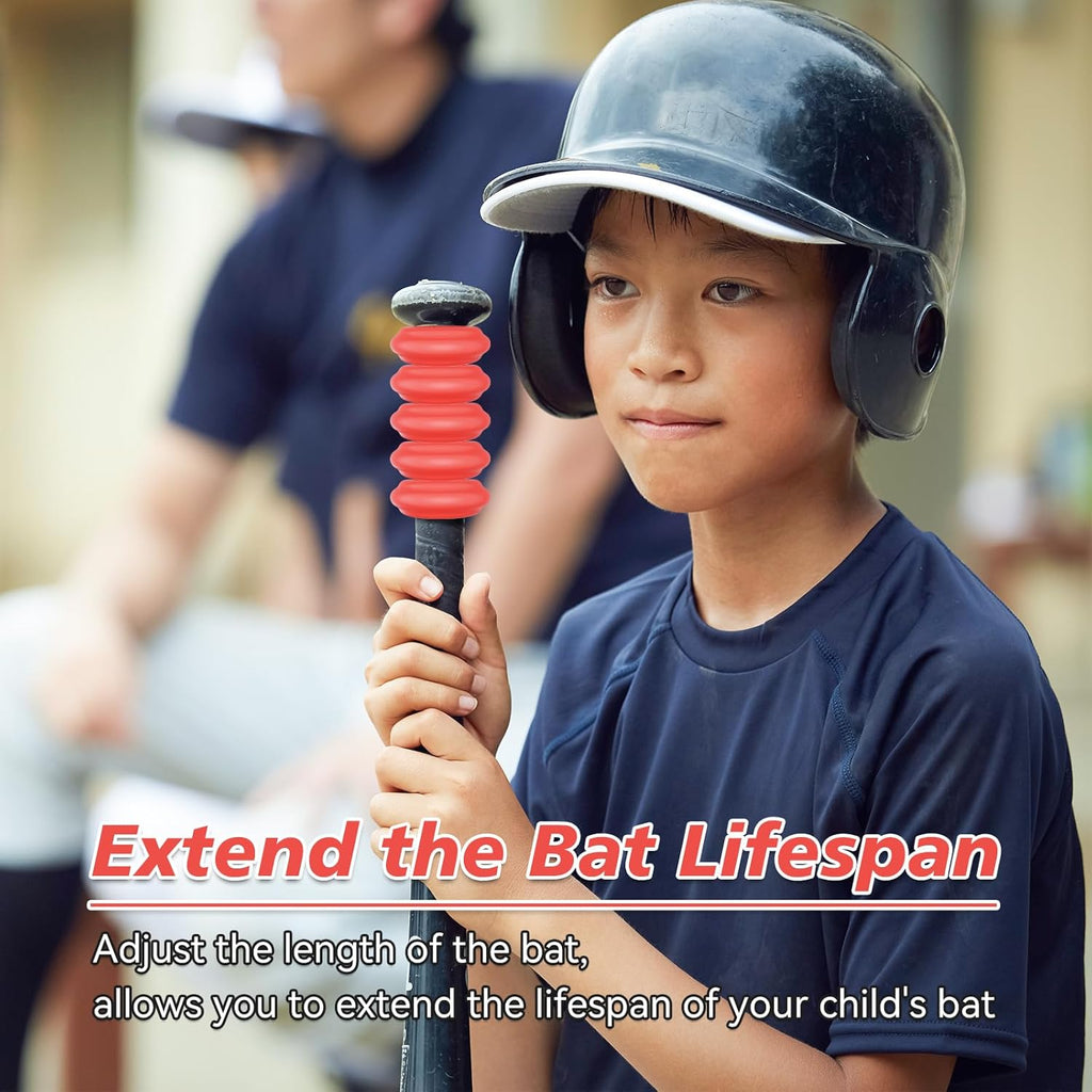 [5 Packs] Baseball Bat Grip Choke up Rings for Youth Baseball Softball Teeball Tball Bat Choke up Ring Bat Knob Baseball Bat Accessories