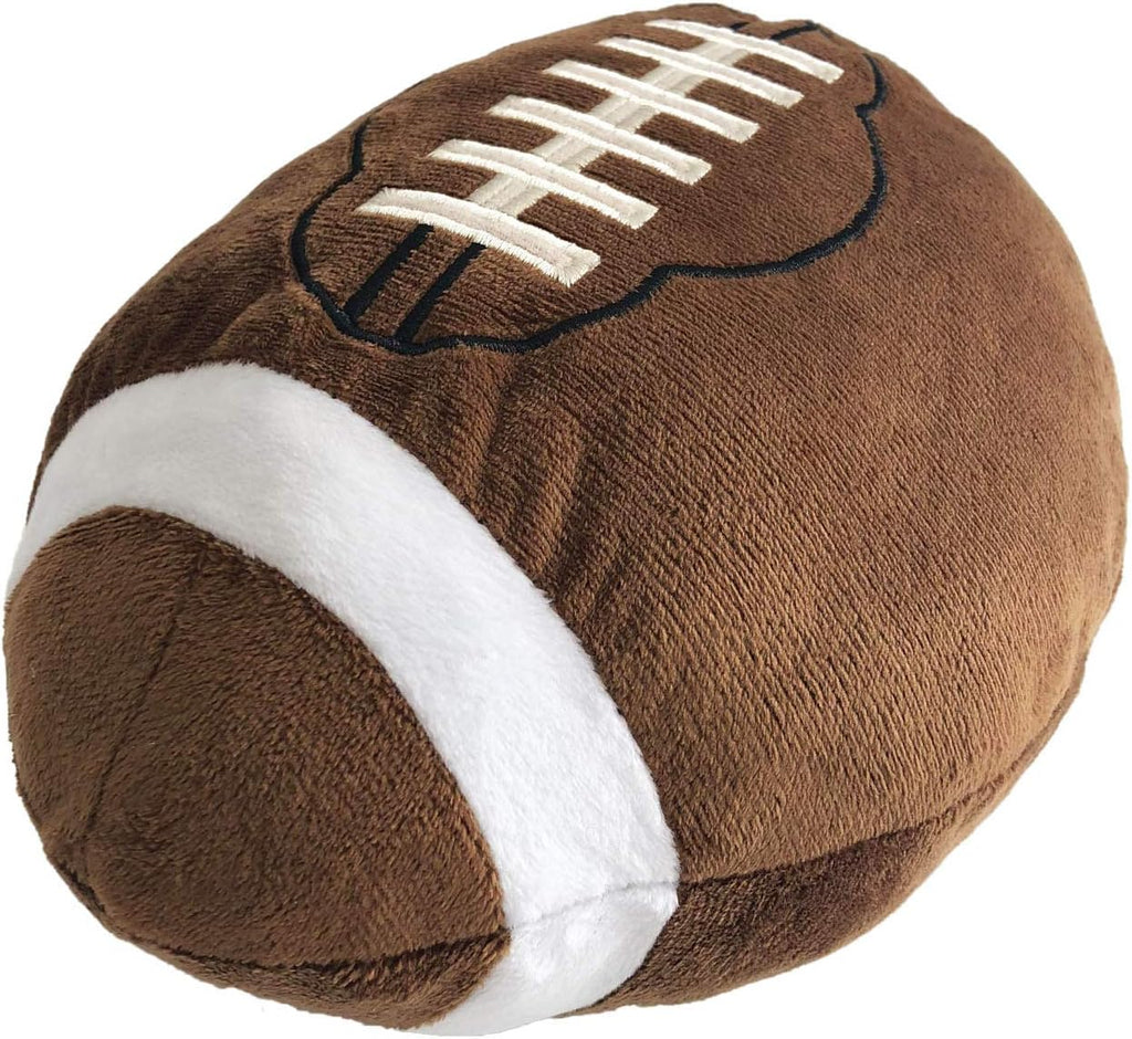 Football Plush Pillow Fluffy Durable Football Pillows Stuffed Football Throw Pillow Soft Sports Ball Interactive Football Creative Room Decor Birthday Party Gift for Kids 11 Inches