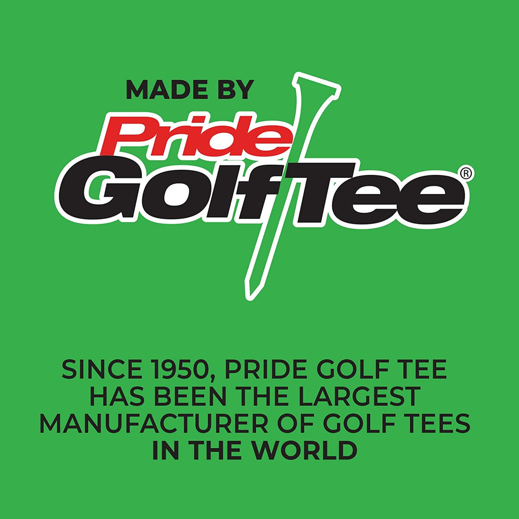 PTS Wood Golf Tees | 100 Count, 2-3/4 Inch | #1 Wood Tee on Tour | Best for Drivers & Woods