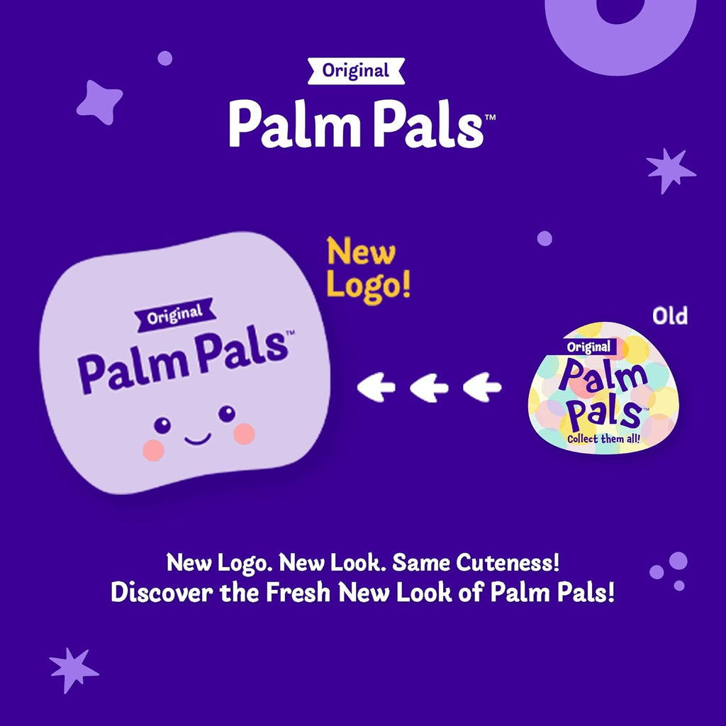 ® Adorable Palm Pals™ Tennis Ace™ Stuffed Animal - Pocket-Sized Play - Collectable Fun - Yellow 5 Inches