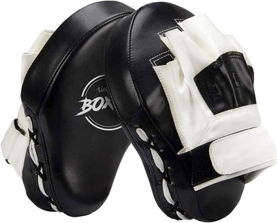 Boxing Curved Focus Punching Mitts- Leatherette Training Hand Pads