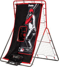 Franklin Sports Pitch Back Rebounder and Switch Hitter Pitching Target - 2 in 1 Return Trainer and Catcher Target - Perfect for Pitching, Fielding and Throwing Practice - 55 X 36 Inch