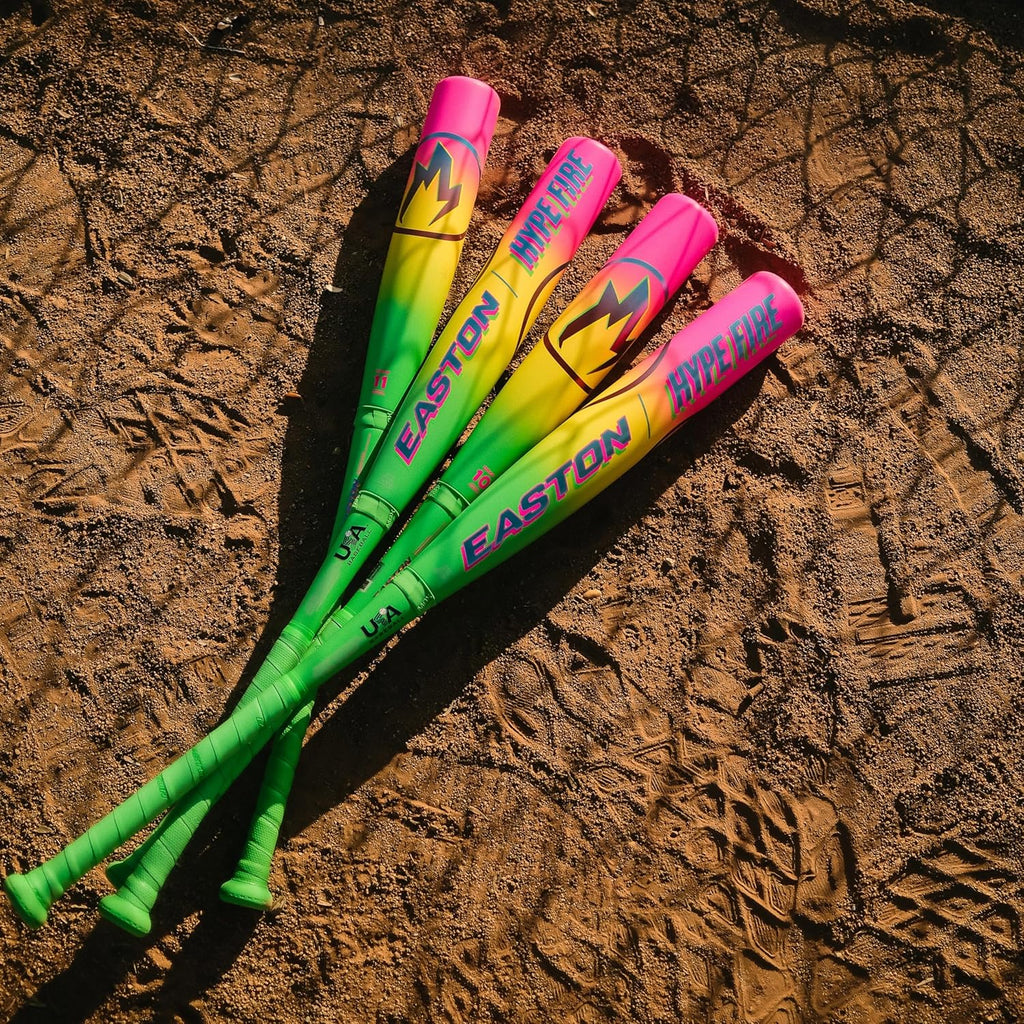 | 2026 | Hype Fire Baseball Bat | USA | -5 / -8 / -10 / -11 Drop | 2 5/8" Barrel | 2 Pc. Composite