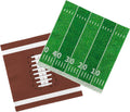 80 Pcs Football Birthday Party Supplies Disposable Paper Cocktail Napkins for Tailgate Party Decorations, Assorted 40 Pack Football Field Design and 40 Pack of Football Pattern, Total 80 Pack