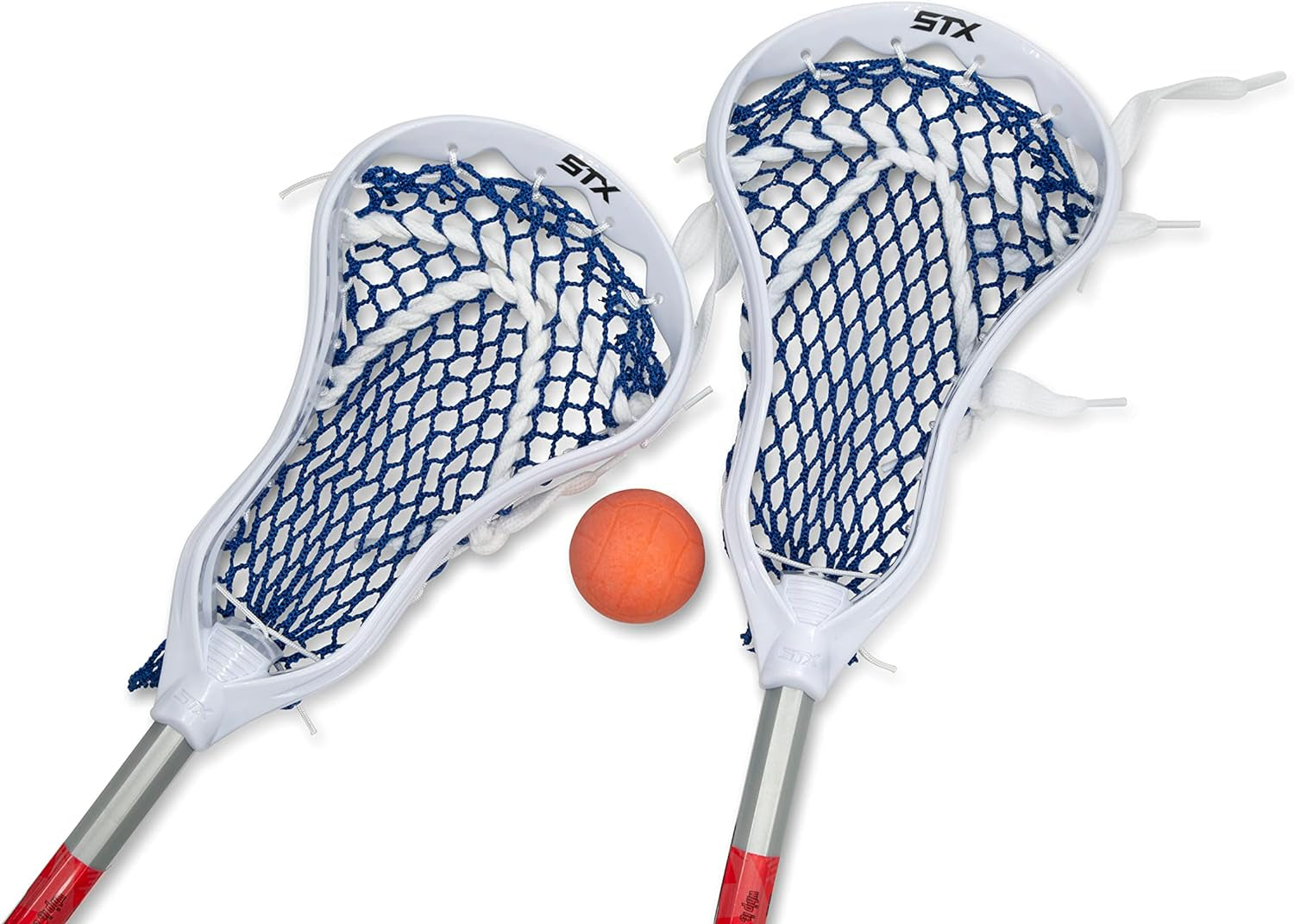 Fiddle Two Pack Mini Super Power with Plastic Handle and One Ball, 30-Inch,White/Grey