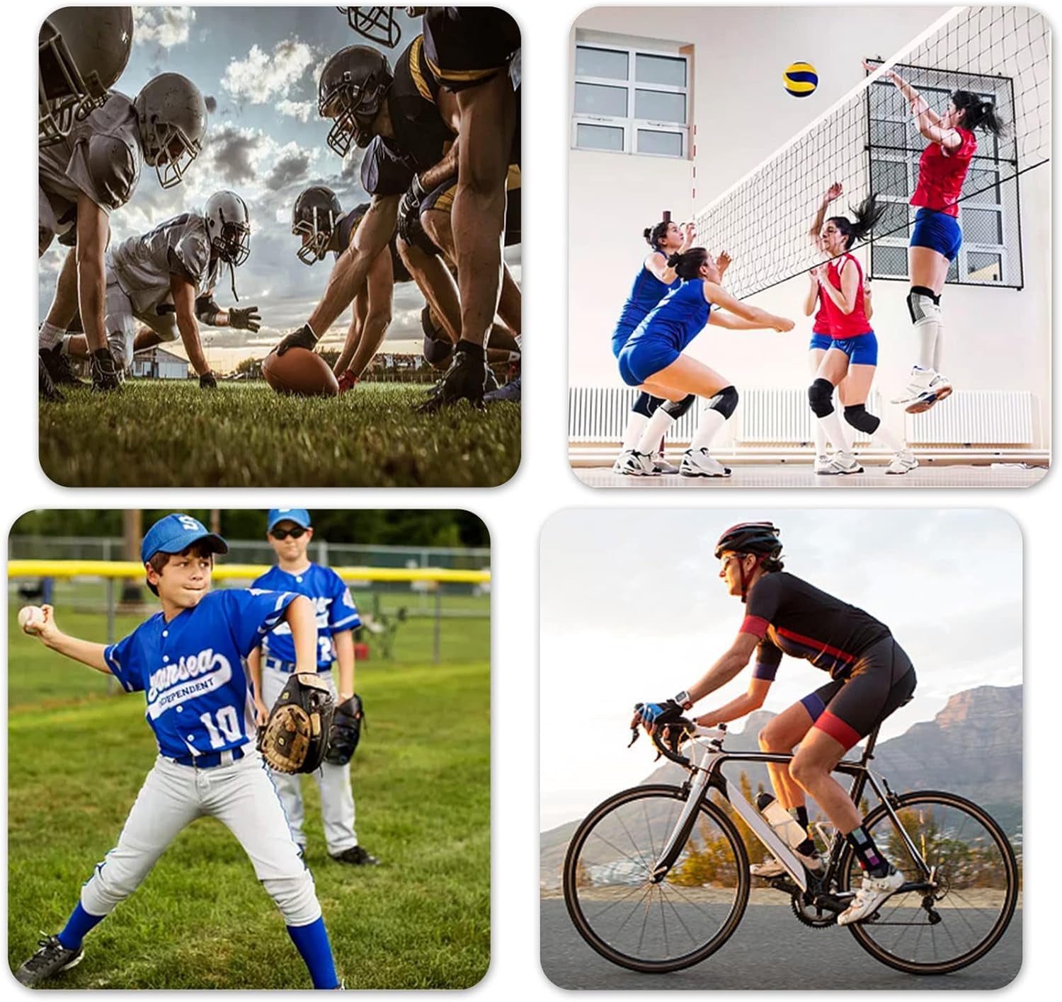 Athletic Tape,5 Pack Black Sports Tape,Strong Stick No Sticky Residue for Hockey Climbing Sports Medical Splints