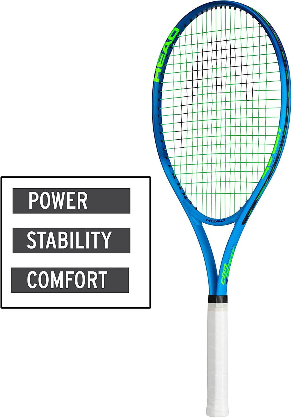 Ti. Conquest Tennis Racquet – Nano Titanium Technology, Oversized , Lightweight O-Beam Construction, Pre-Strung Beginner & Recreational Tennis Racquet