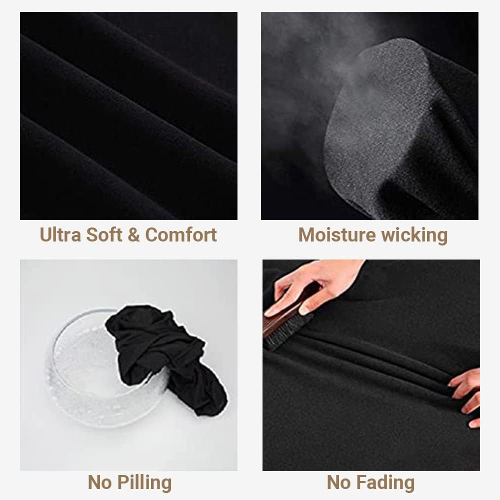 Long Johns Thermal Underwear for Men Skiing Winter Warm Hunting Gear Fleece Lined Base Layer Set Top Bottom