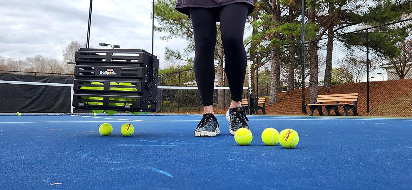 Mesh Carry Bag of 18 Tennis Balls