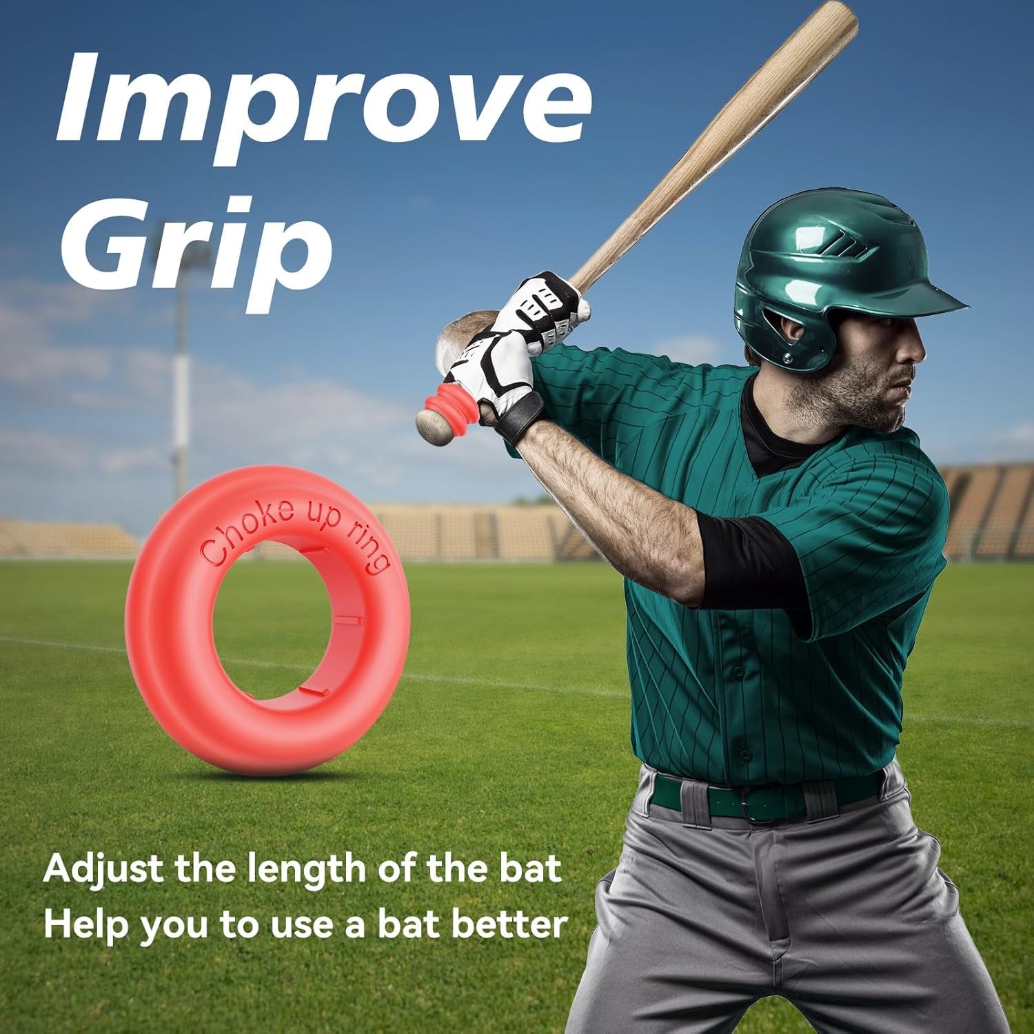 5 Packs Baseball Bat Grip Choke up Rings Choke Ring Baseball Softball Teeball Tball Bat Choke up Ring Bat Knob Baseball Bat Accessories