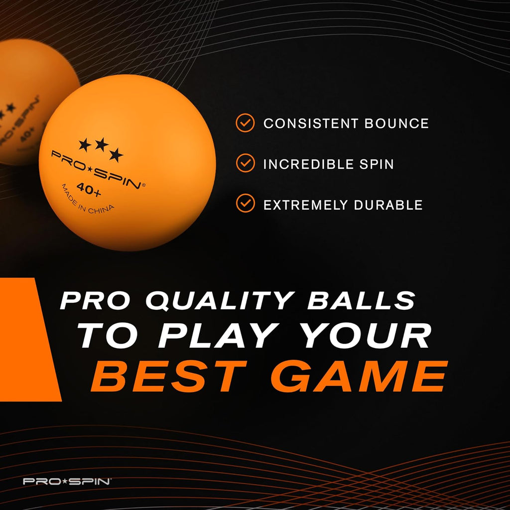 Ping Pong Paddles - High-Performance Set with Premium Table Tennis Rackets, 3-Star Ping Pong Balls, Compact Storage Case | Professional Quality Ping Pong Paddle Set | Indoor & Outdoor Games
