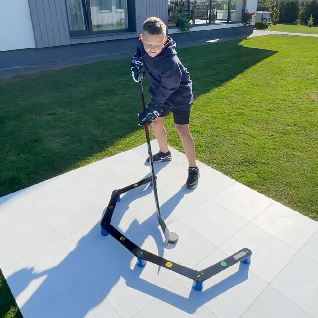Lightweight Stickhandling Training Aid, Equipment for Puck Control, Reaction Time and Coordination