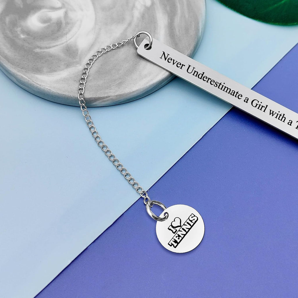 Tennis Bookmark Tennis Lover Bookmark Inspirational Gift for Tennis Girl Tennis Player Tennis Gifts for Girls Tennis Themed Gifts for Women Gifts for Tennis Team Christmas Birthday Graduation Gift