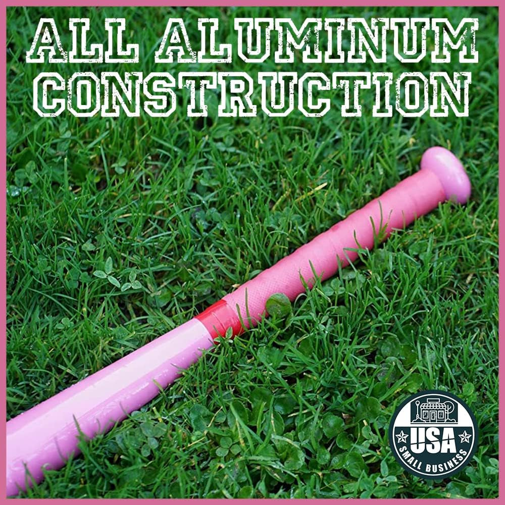 Aluminum Baseball Bat - 28-30 Inch 35 Oz - Softball, Batting Practice, Pickup Games - Metal Tball Bat