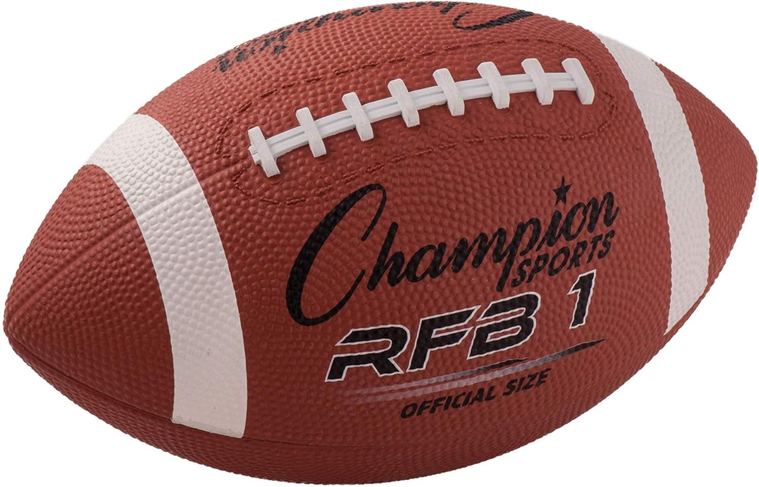 Rubber Football – Durable All-Weather Ball for Pee Wee to Official Sizes, Indoor & Outdoor Play