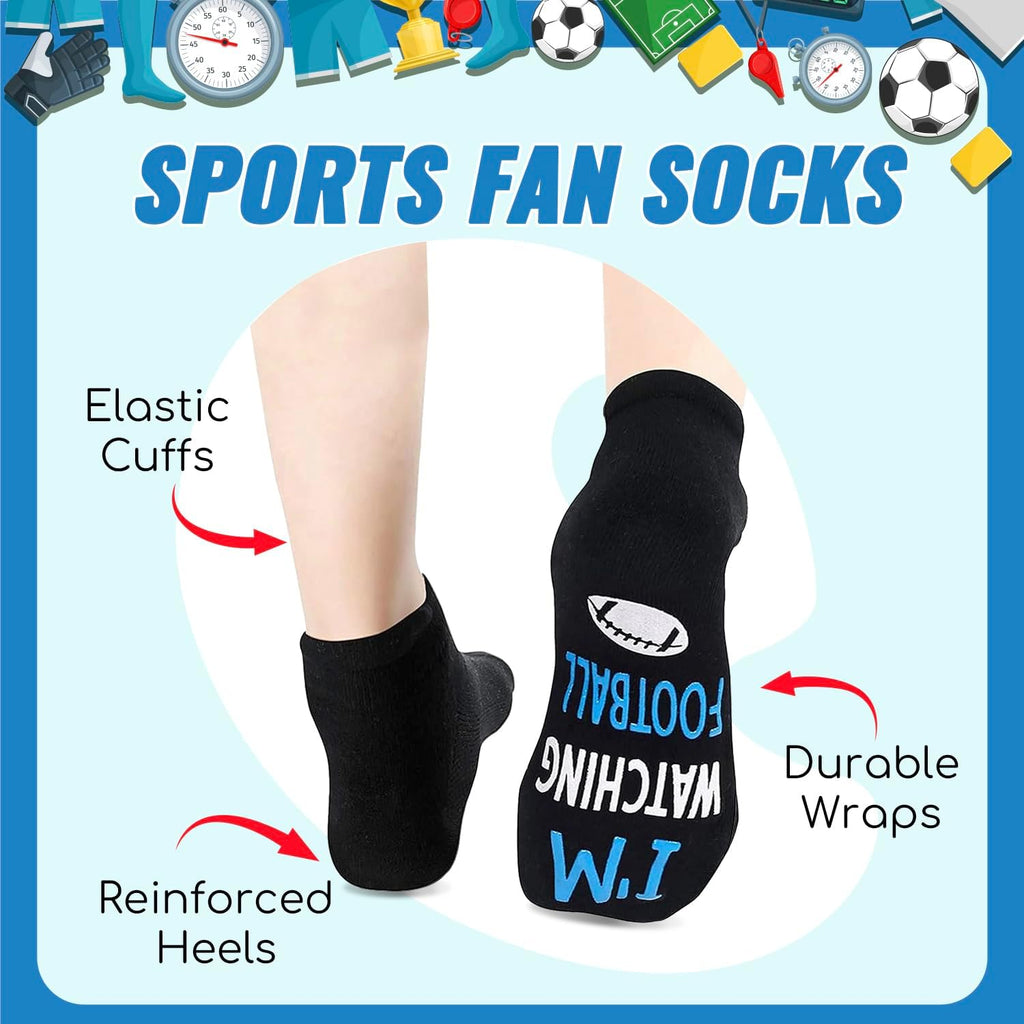 Funny Socks with Sayings - Silly Gifts for Men Women, Driver Football Socks