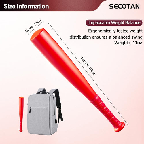 Baseball Bat, Aluminum One Hand 17-Inch Training Bat, Softball Bat, Home/Car/Self Defense, Batting Practice, Aluminum Bat, Truck Tire Checker Bat