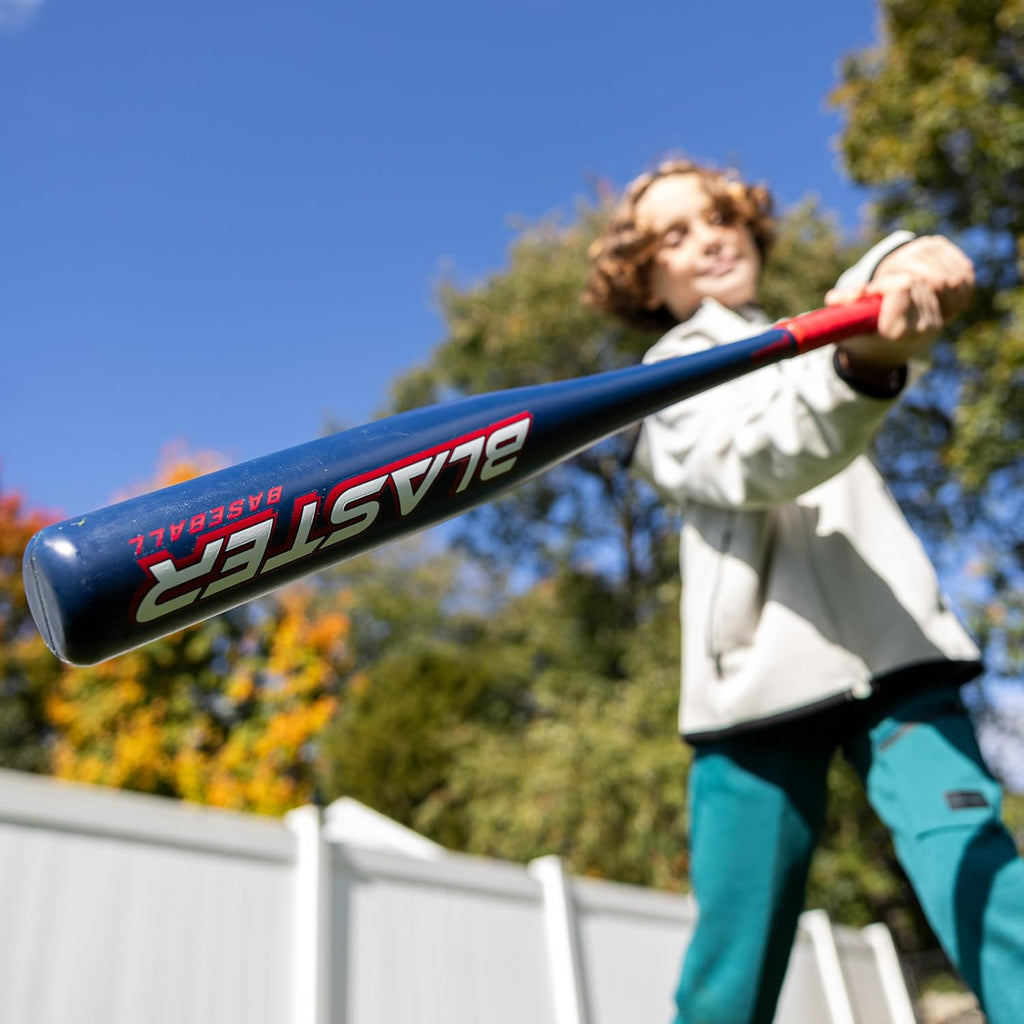 Franklin Sports Blaster Plastic Baseball Bat + Ball Set - Youth 32" Toy Bat + Official Stitched 70Mm Lightweight Ball