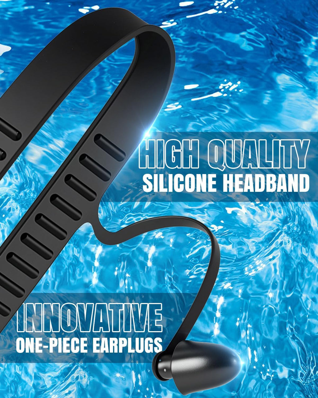 Swim Goggles 2 Pack, Wide View anti Fog&Uv Swimming Goggles for Audlt, No Leak Pool Beach Essentials for Men Women