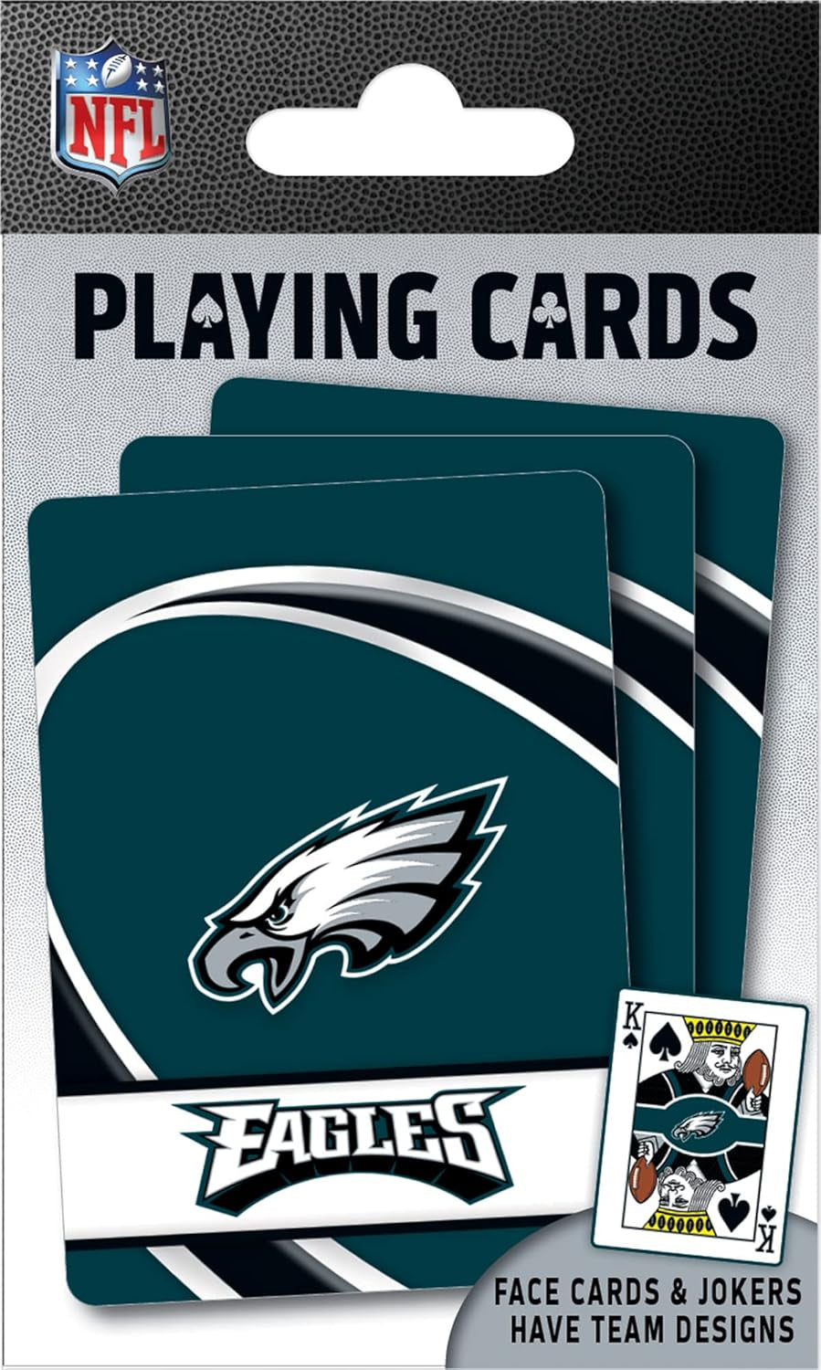- NFL Playing Cards, Officially Licensed Philadelphia Eagles Football Deck, Family Games for Adults and Kids, Standard Index