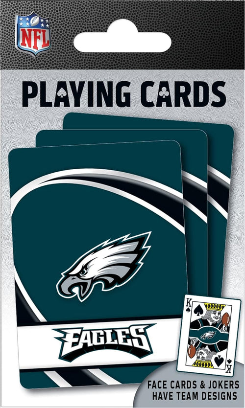 - NFL Playing Cards, Officially Licensed Philadelphia Eagles Football Deck, Family Games for Adults and Kids, Standard Index