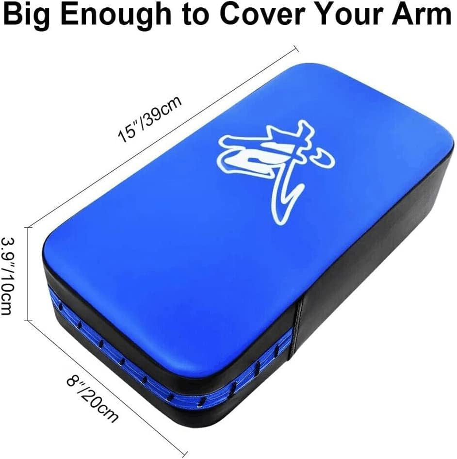 Taekwondo Kick Shield - Muay Thai MMA Karate Kickboxing Training Pads - Curved Leather Strike Shield