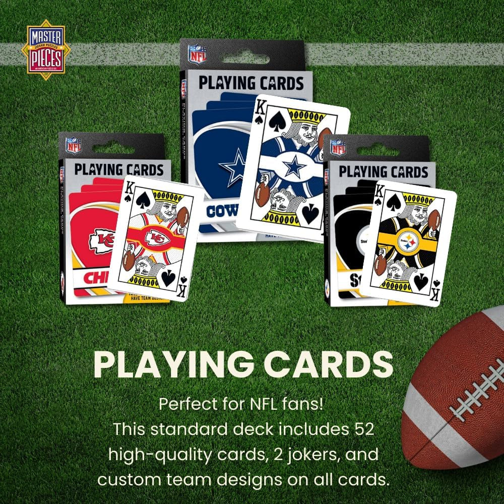 - NFL Playing Cards, Officially Licensed Philadelphia Eagles Football Deck, Family Games for Adults and Kids, Standard Index