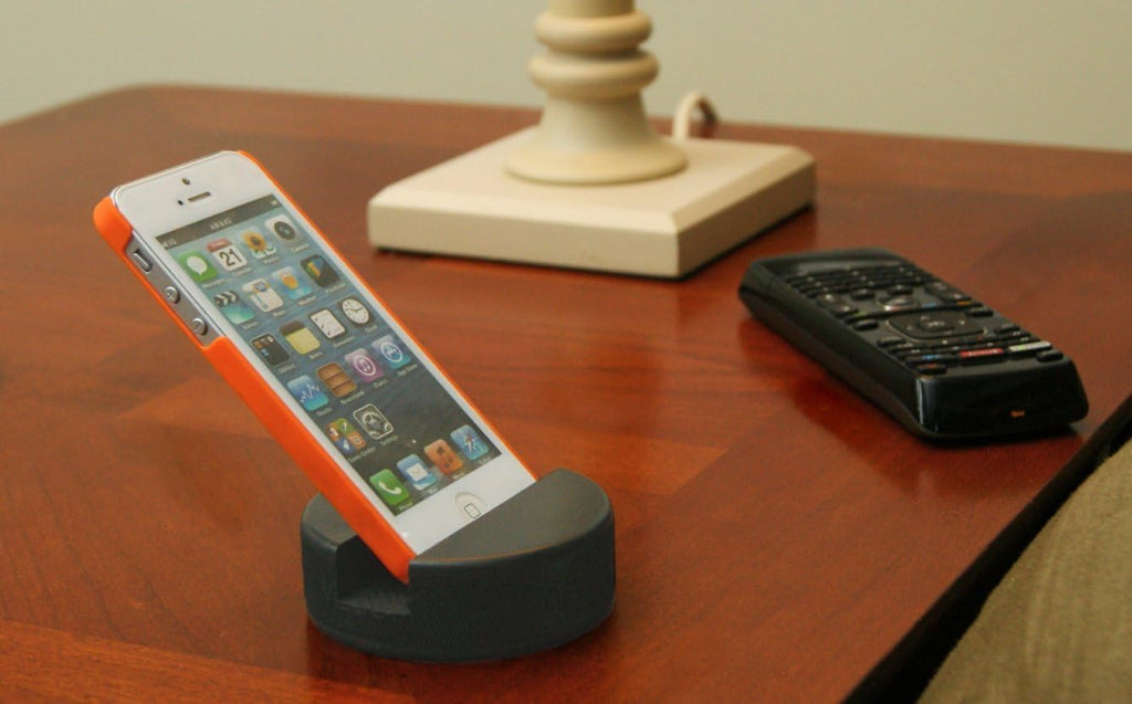 The Original Indestructible Hockey Puck Cell Phone Stand - Made from a Genuine Hockey Puck -Compatible for All Iphone/Samsung/Google/Lg Smartphones and More. (1 Pack)