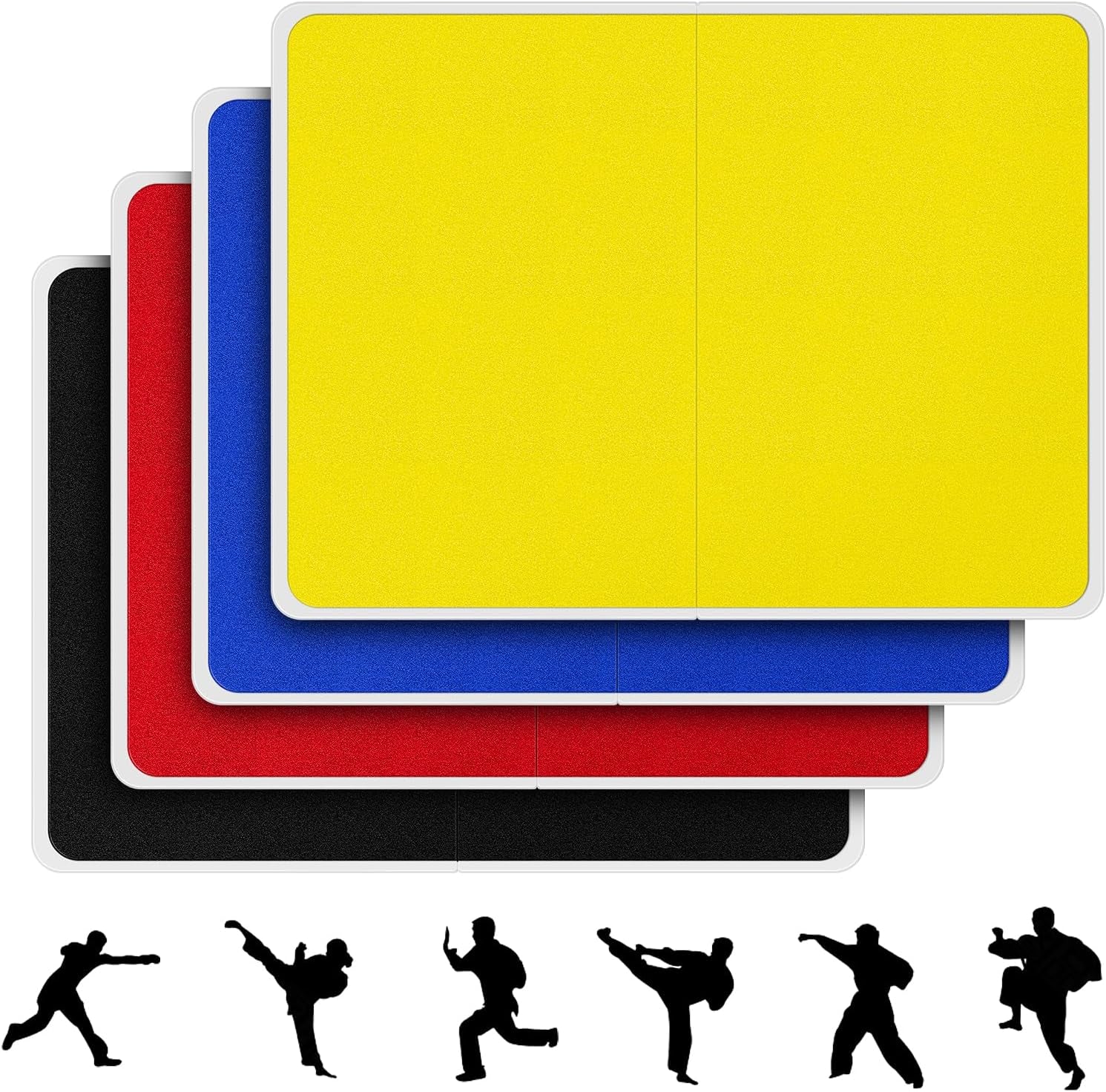 4 Pack Rebreakable Boards Martial Arts,Taekwondo Breaking Boards for Kids,Karate Boards for Breaking Kids,Adults Karate Breaking Boards Rebreakable Se,Boxing Arts Training Equipment Gifts