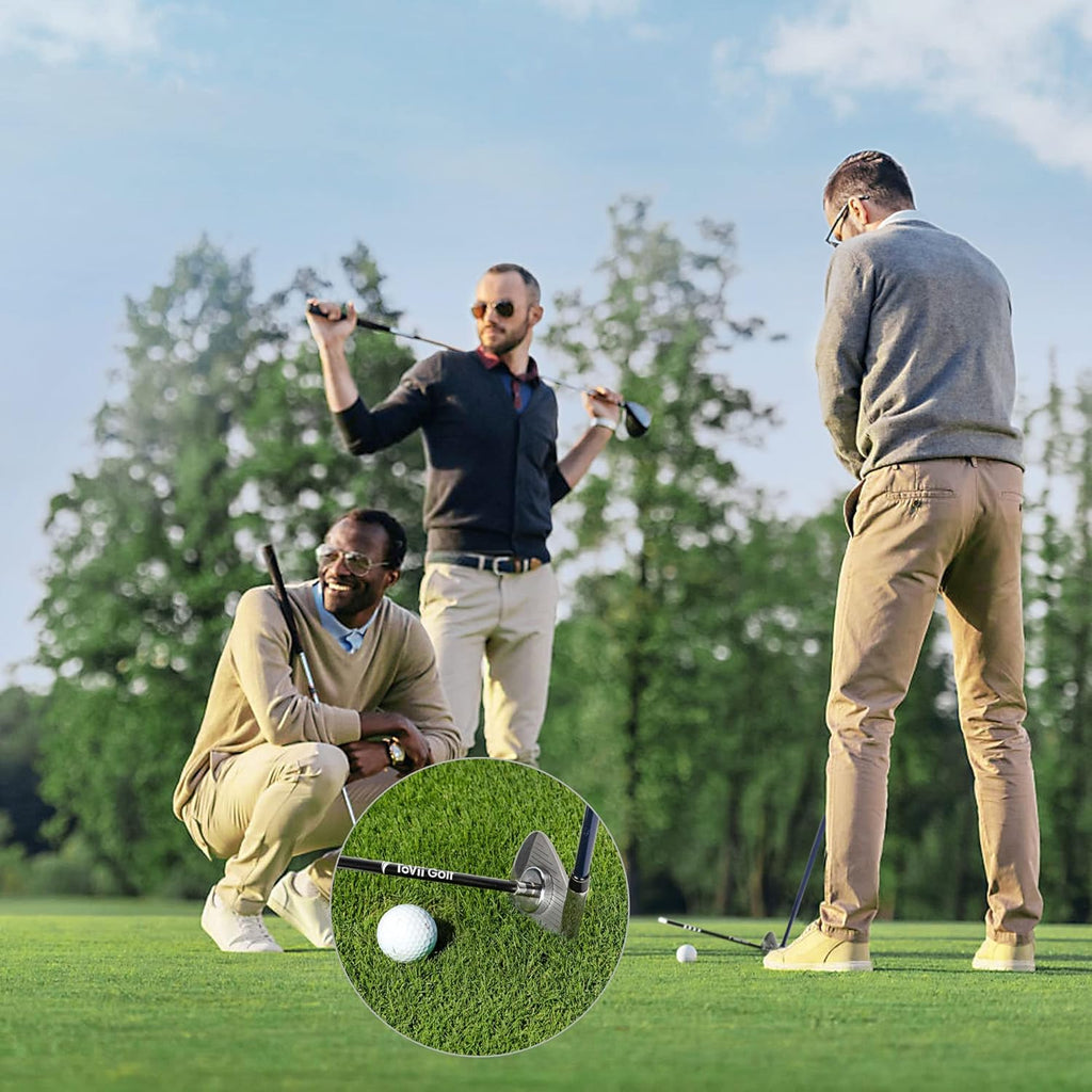 Golf Alignment Rods - Upgraded Magnetic Golf Club Alignment Stick, Golf Swing Training Aid, Golf Training Equipment, Help Visualize Your Golf Shot and Improve Your Alignment, Perfect Golf Gift