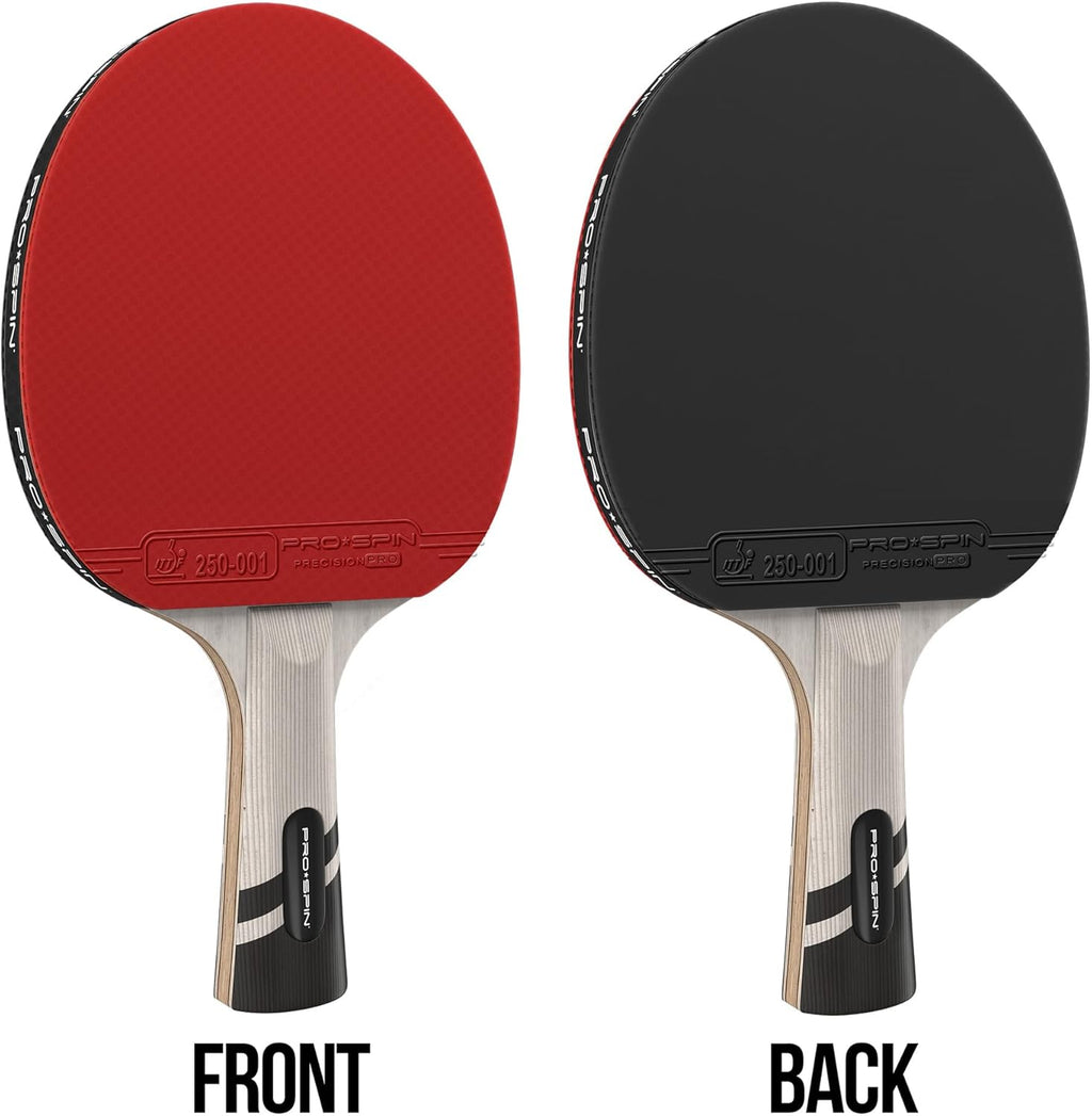 Ping Pong Paddles – ITTF Approved Professional Table Tennis Rackets with Carbon Fiber for Superior Control | 7-Ply Blade, Premium Rubber, 2.0Mm Sponge
