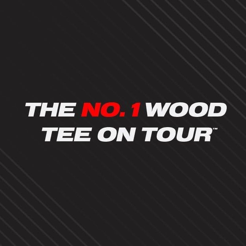 PTS Wood Golf Tees | 100 Count, 2-3/4 Inch | #1 Wood Tee on Tour | Best for Drivers & Woods