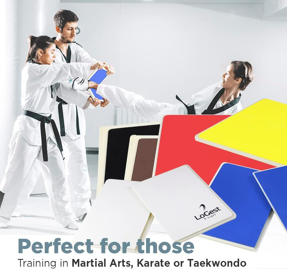 Rebreakable Boards Martial Arts - Taekwondo Karate MMA Boards - Reusable Plastic Training Breaking Boards for Kids & Adults Available in 6 Levels of Difficulty Taekwondo Boards for Breaking